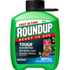 Roundup 2.5 Litre Tough Weedkiller Ready To Use Refill